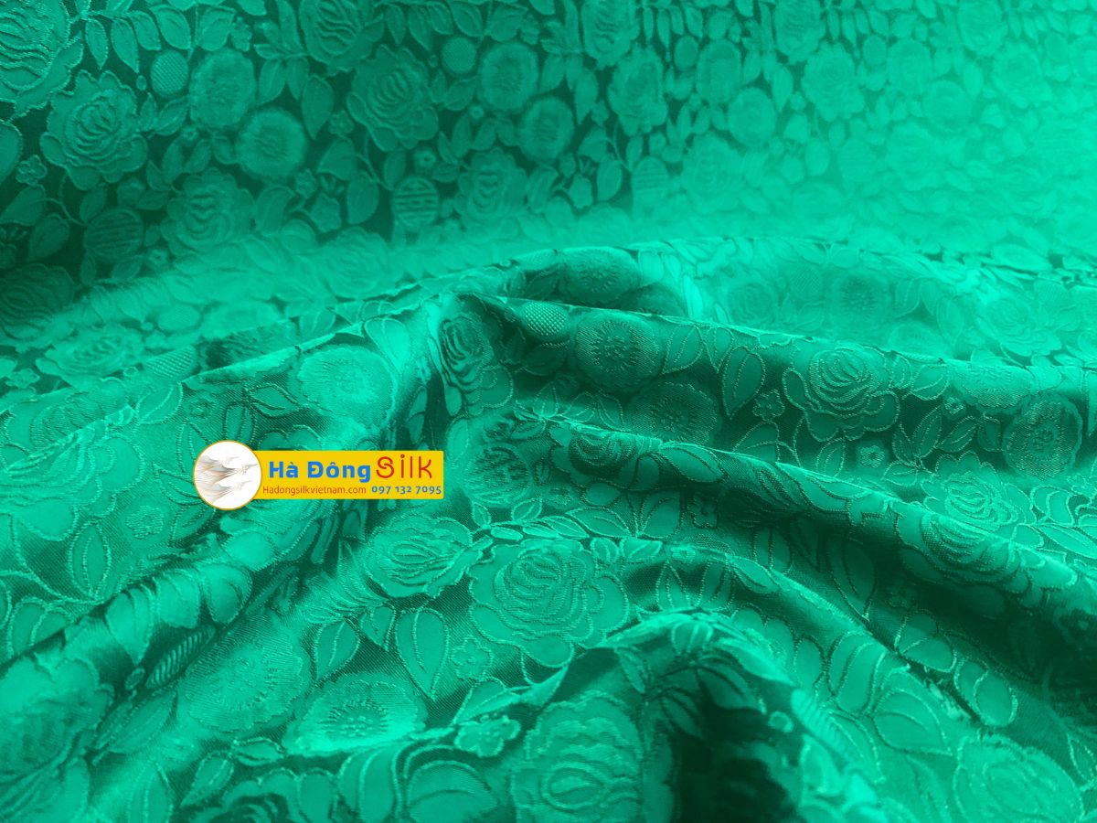 Bộ vải Áo Dài bà Sui Hoa Hồng Nhí (Áo 3.7m + Quần 2.3m) MNV-KGHT 301