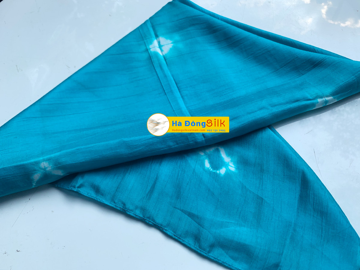 Khăn Lụa Hà Đông Loang Màu100% silk  MNV-KLLS04-1