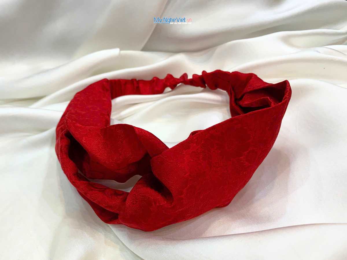 Băng đô cài tóc lụa Hà Đông nhiều mẫu