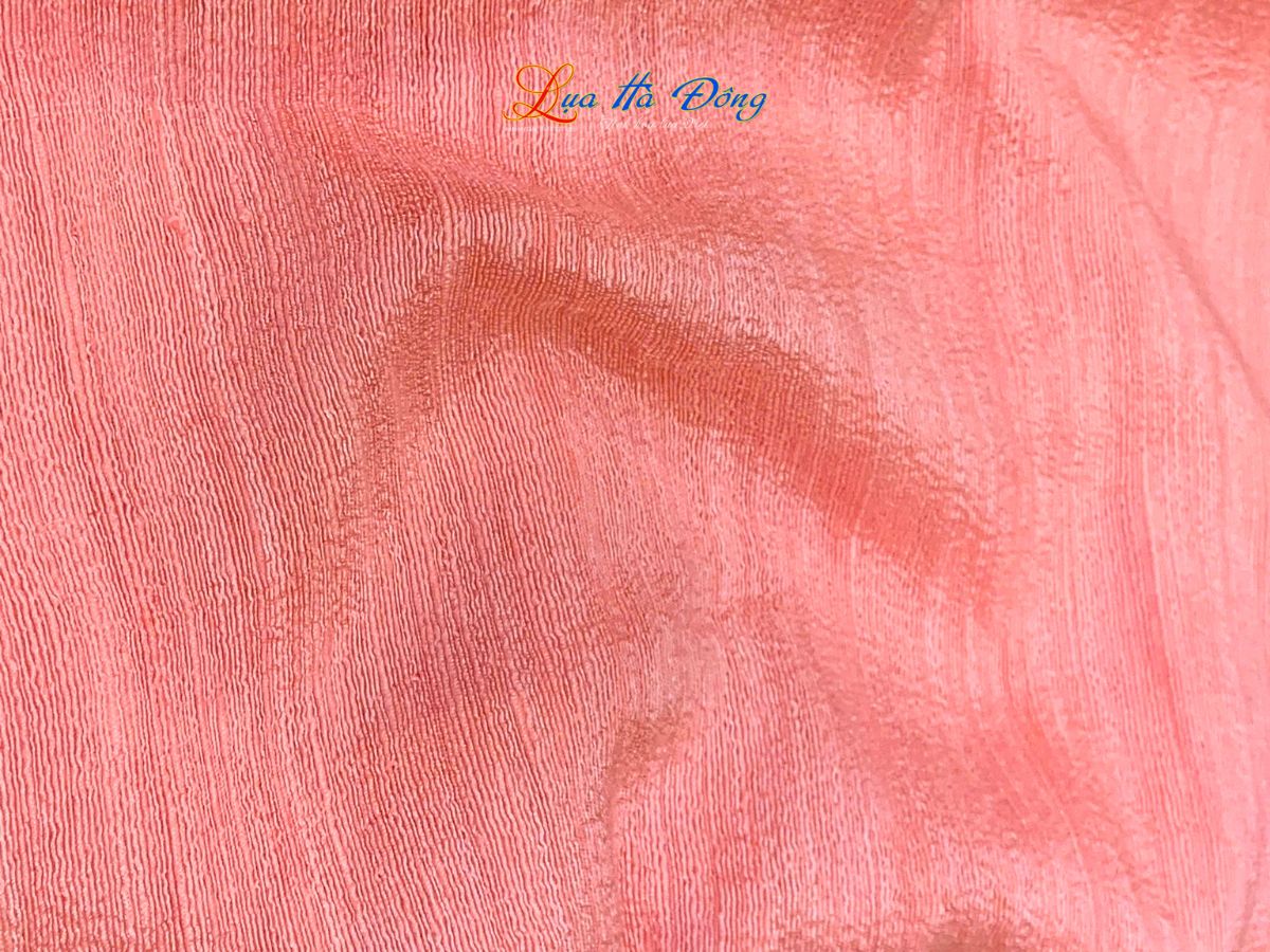 Khăn Lụa Choàng Cổ Trơn Màu Hồng Nhạt 100% silk 85x180 MNV-KLPT002-11