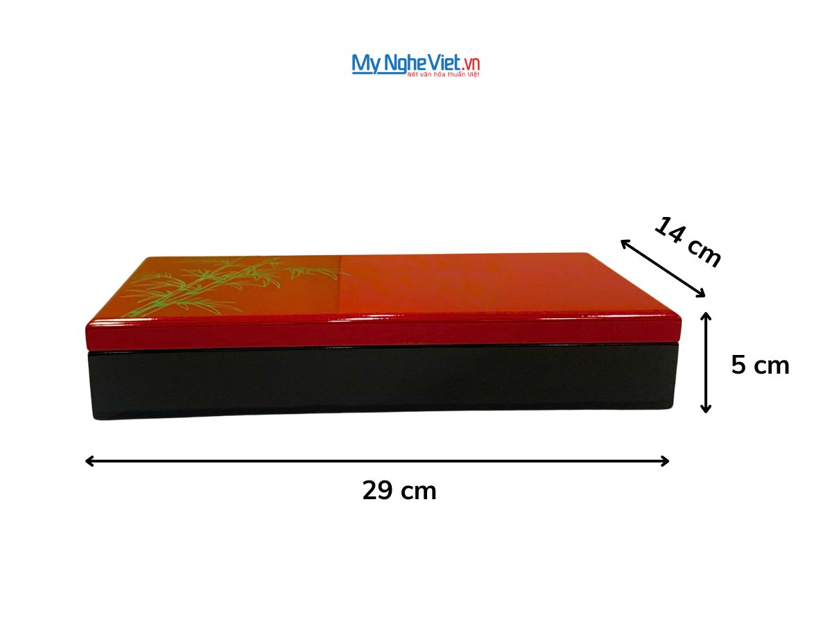 Combo Hộp sơn mài và khăn lụa Hà Đông CBMNV-KLLS58180-21