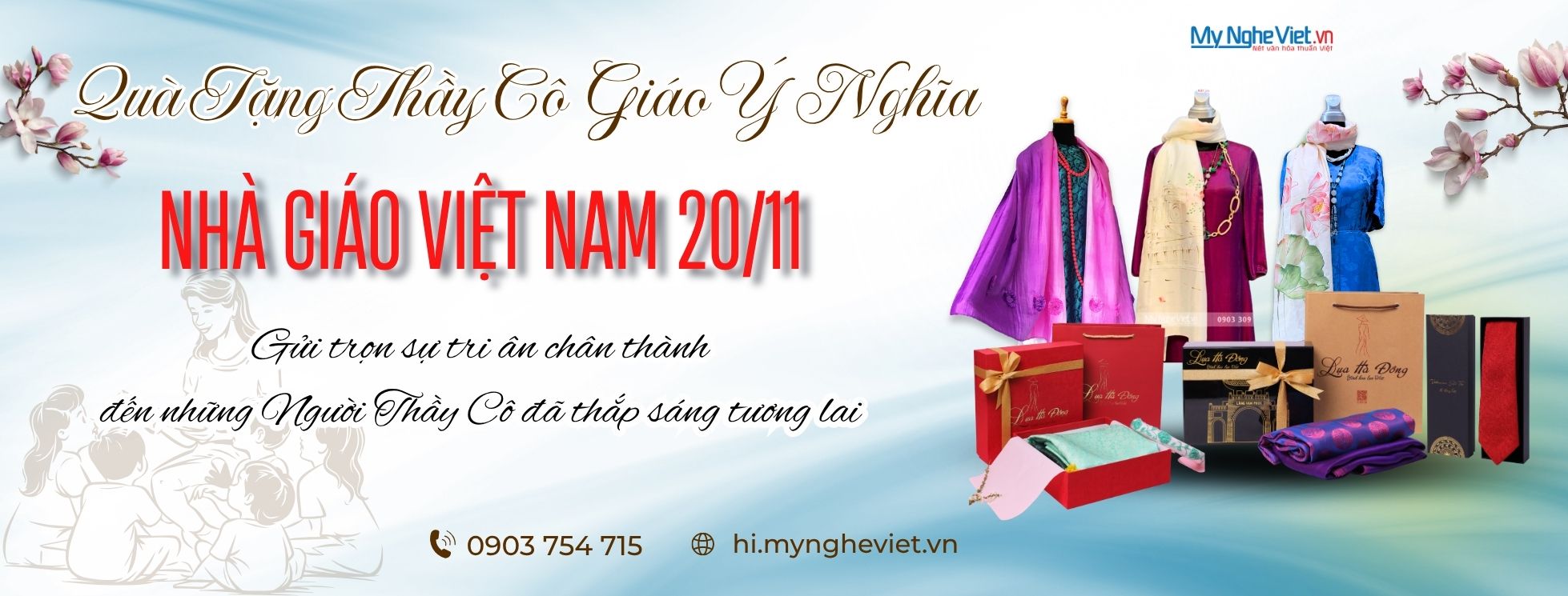 Quà tặng ý nghĩa ngày 20-11