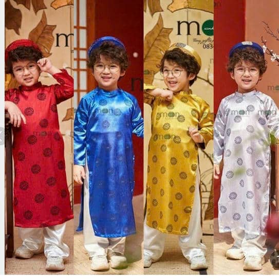 Áo dài trẻ em - Tại TP.HCM - Lụa Hà Đông Vạn Phúc 