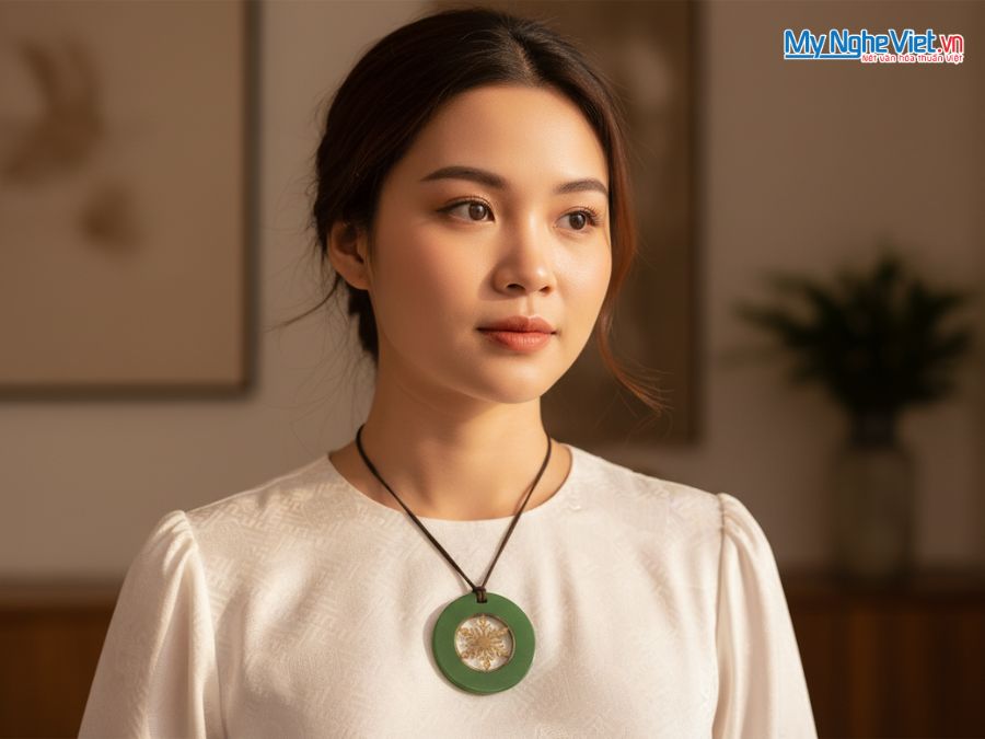 Bộ quà tặng mặt dây sừng và móc khóa ngựa bằng da CBMNV-MNTD11/2