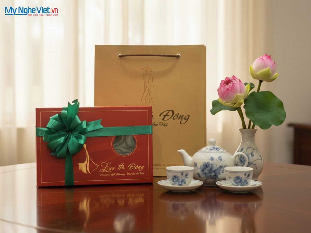 Khăn Lụa Choàng Cổ tằm loang 100% silk nhiều màu 90x190cm KLTA919 màu xanh trắng