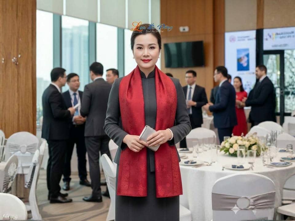 Khăn lụa vân cổ đỏ bầm Hà Đông 75x175cm KLNL75175/1