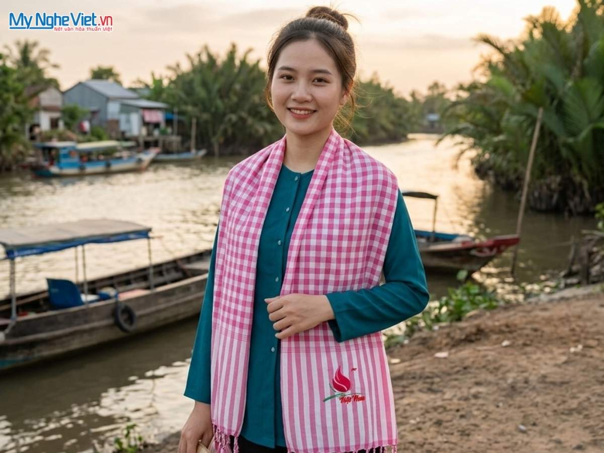 Khăn rằn Nam Bộ đủ màu MNV-KRVN01