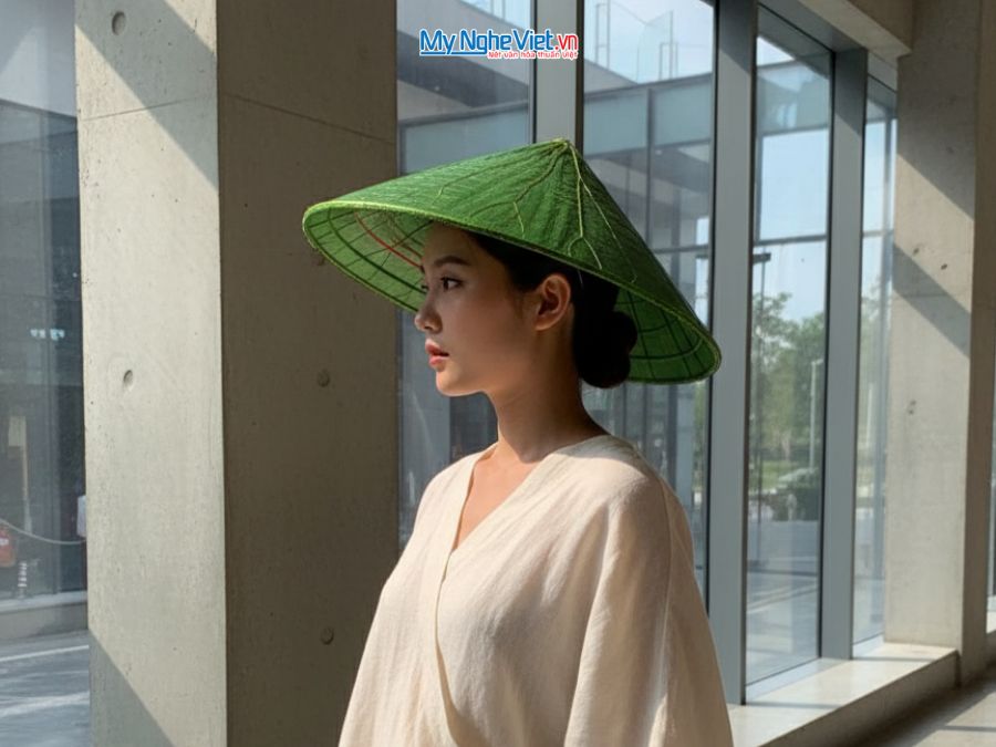 Nón lá sen thủ công Việt Nam MNVNL03