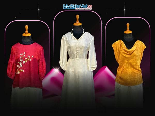 Áo - Váy lụa may sẵn tại TP.HCM - Lụa Vạn Phúc Hà Đông 