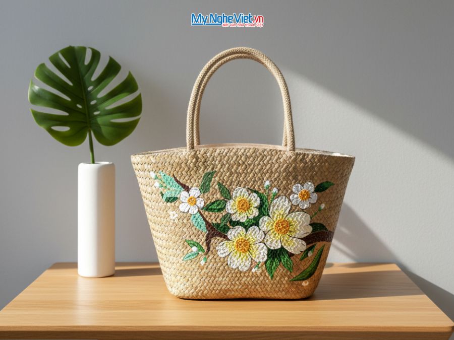 Túi mây thủ công Việt Nam nhiều mẫu TM3