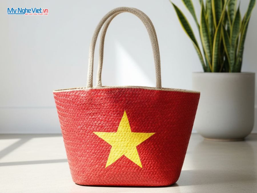 Túi mây thủ công Việt Nam nhiều mẫu TM3