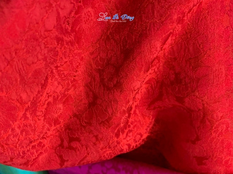 Lụa Cúc Đỏ MNV-LHD84-3.7