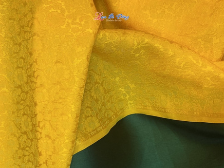 Lụa Cúc Vàng Hoàng Yến 3.8m MNV-LHD33-3.8HY